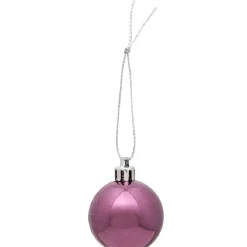 Gifi Boule de Noël mauve bleu fuchsia violet x50^ Décoration Sapin