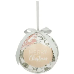 Gifi Boule de Noël motif et inscription Merry Christmas Ø12 cm^ Décoration Sapin