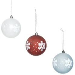 Gifi Boule de Noël motif flocon^ Décoration Sapin