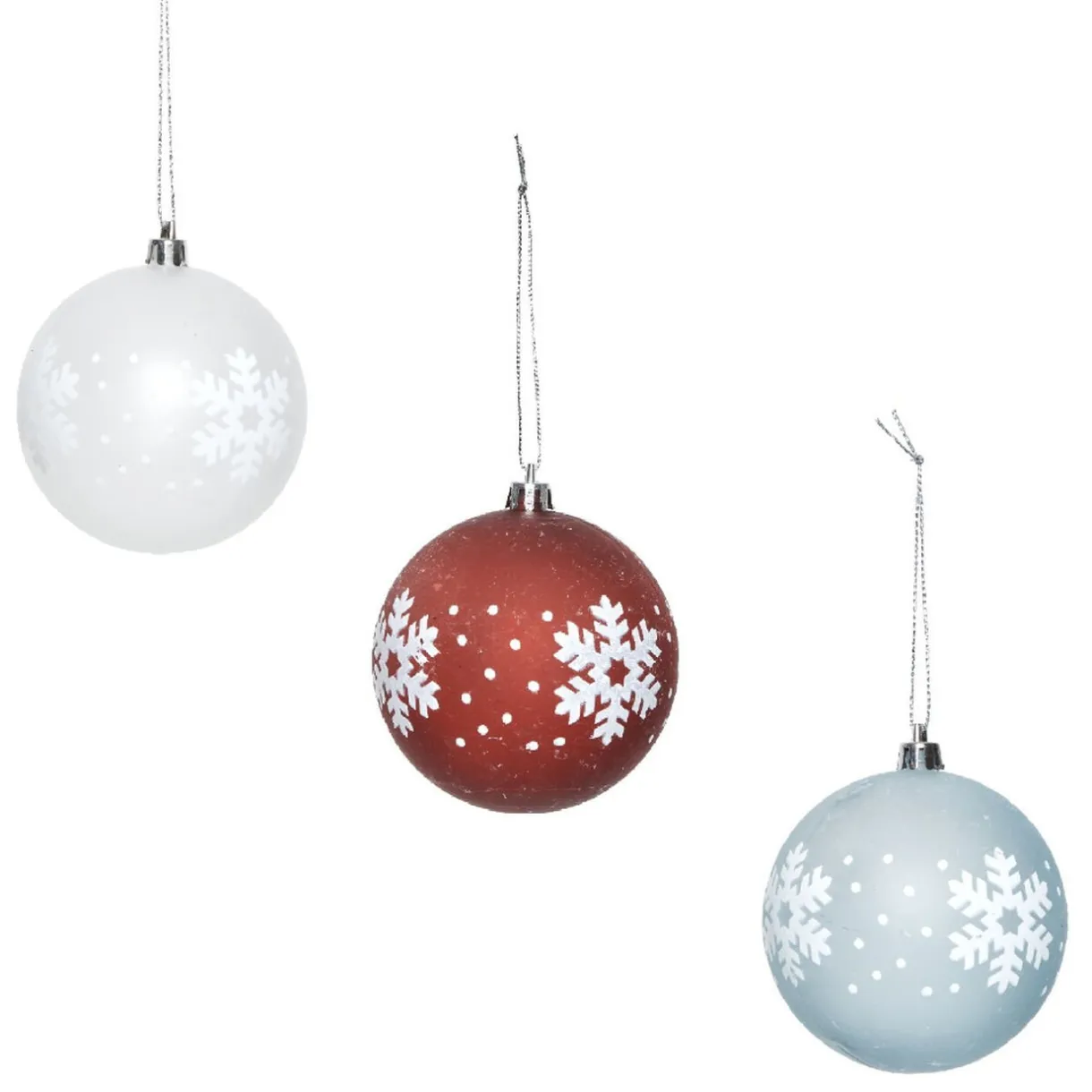 Gifi Boule de Noël motif flocon^ Décoration Sapin
