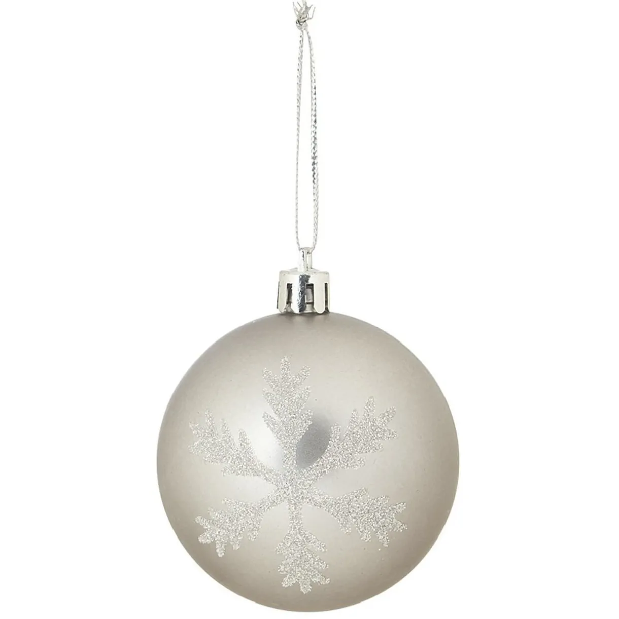 Gifi Boule de Noël motif tradition brillant^ Décoration Sapin