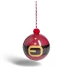 Outlet Gifi Boule de Noël motif traditionnel - 3 modèles
