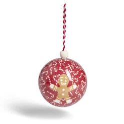 Outlet Gifi Boule de Noël motif traditionnel - 3 modèles