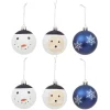 Gifi Boule de Noël Neige Boréal Ø6 cm x6^ Décoration Sapin