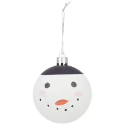 Gifi Boule de Noël Neige Boréal Ø6 cm x6^ Décoration Sapin