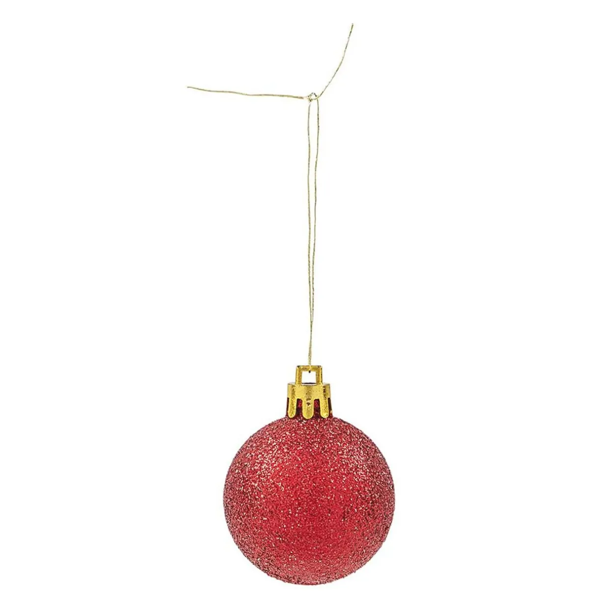 Gifi Boule de Noël pailleté rouge gris blanc x25^ Décoration Sapin
