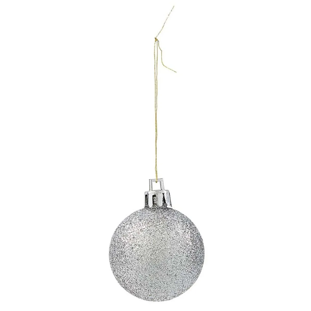 Gifi Boule de Noël pailleté rouge gris blanc x25^ Décoration Sapin