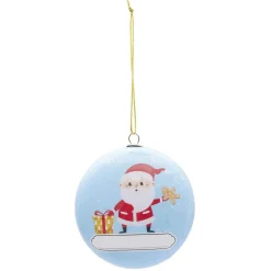 Gifi Boule de Noël personalisée Ø8x3,5 cm^ Décoration Sapin