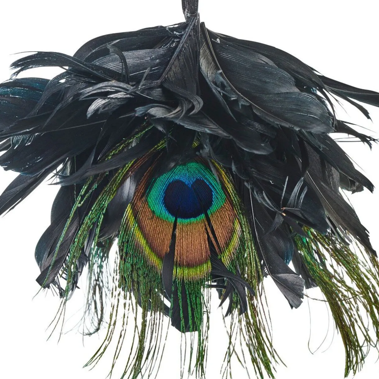 Gifi Boule de Noël plumes à suspendre^ Décoration Sapin