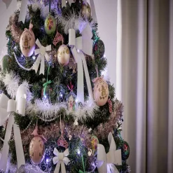 Gifi Boule de Noël Princesses Disney rose Ø8cm x4^ Décoration Sapin