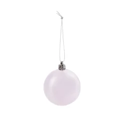 Discount Gifi Boule de Noël rose et dorée x10