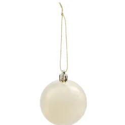 Discount Gifi Boule de Noël rose et dorée x10