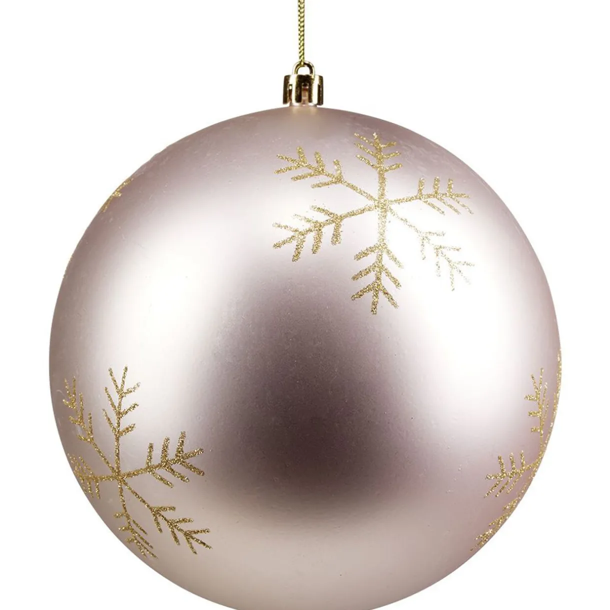 Gifi Boule de Noël rose et dorée x32^ Décoration Sapin
