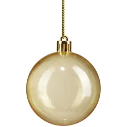 Gifi Boule de Noël rose et dorée x32^ Décoration Sapin