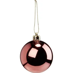 Gifi Boule de Noël rose foncé brillant Ø6cm^ Décoration Sapin