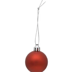 Gifi Boule de Noël rouge et blanche x 50^ Décoration Sapin