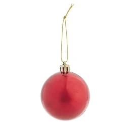Gifi Boule de Noël rouge et blanche x32^ Décoration Sapin