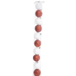 Sale Gifi Boule de Noël rouge et blanche x10