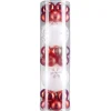 Gifi Boule de Noël rouge et blanche x32^ Décoration Sapin