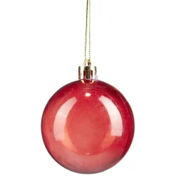 Gifi Boule de Noël rouge et blanche x32^ Décoration Sapin