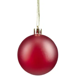 Gifi Boule de Noël rouge et blanche x32^ Décoration Sapin