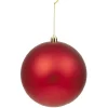 Gifi Boule de Noël rouge finition mate Ø12 cm^ Décoration Sapin