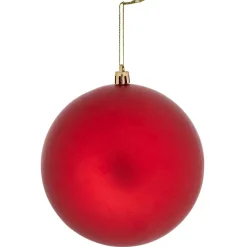 Gifi Boule de Noël rouge mat Ø12cm^ Décoration Sapin