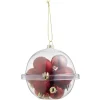 Gifi Boule de Noël rouge x12^ Décoration Sapin