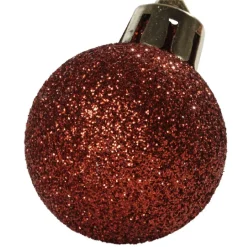 Gifi Boule de Noël rouge x12^ Décoration Sapin