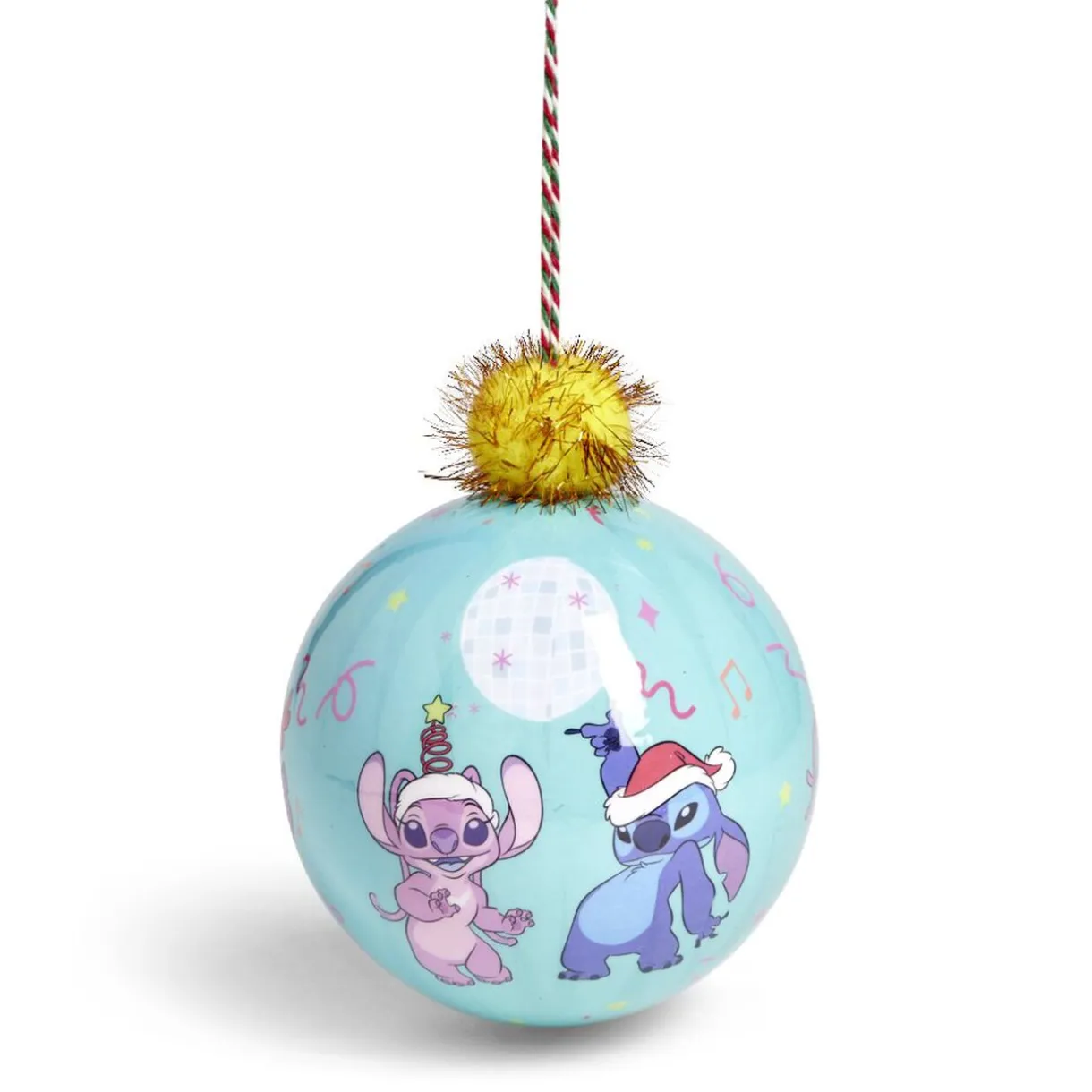 Gifi Boule de Noël Stitch avec pompon Ø12cm H15cm