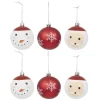 Gifi Boule de Noël traditionnelle Ø6 cm x6^ Décoration Sapin