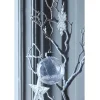 Gifi Boule de Noël transparente intérieur flocons de neige^ Décoration Sapin