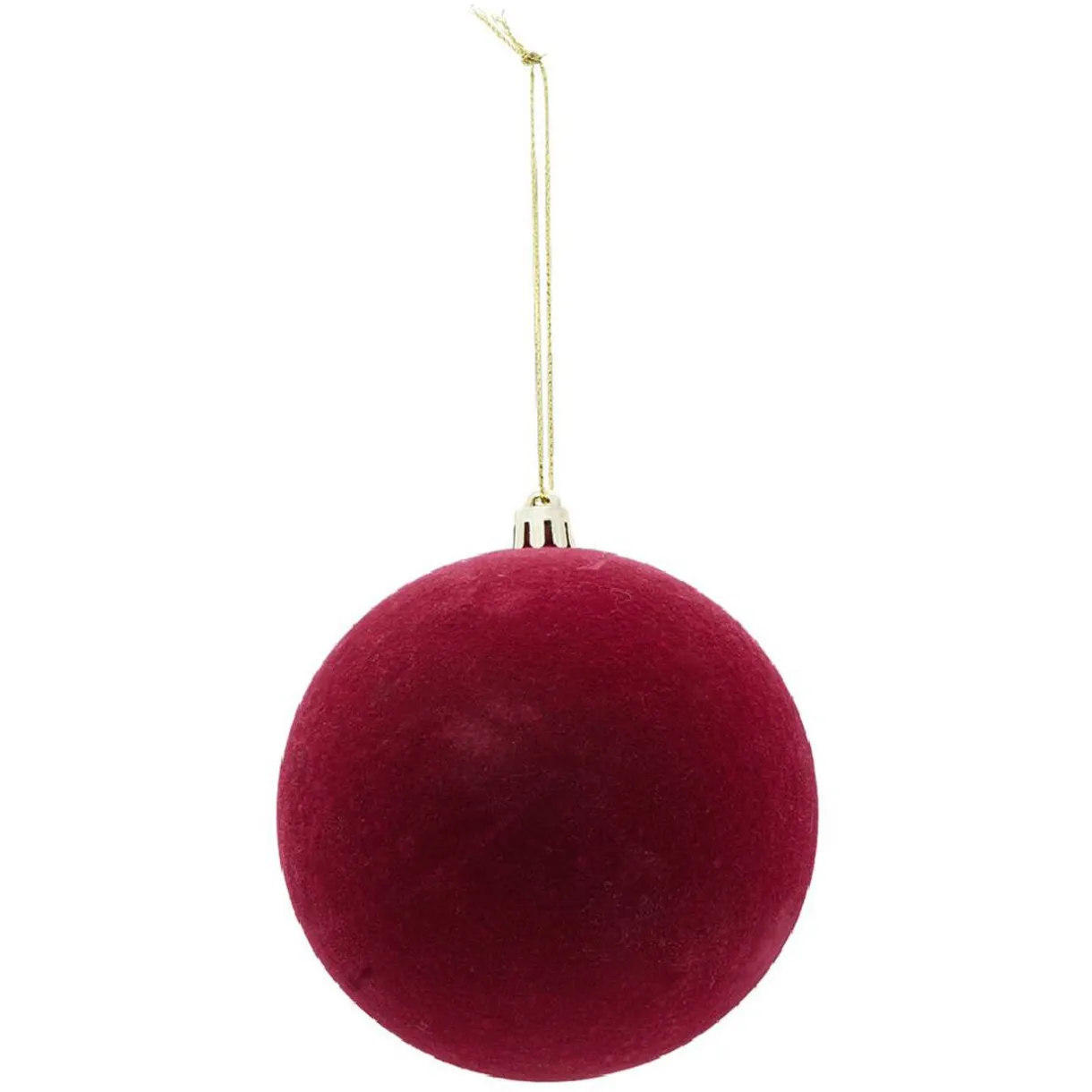 Gifi Boule de Noël velours uni Ø10 cm^ Décoration Sapin