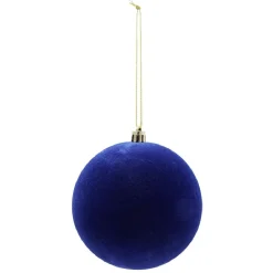 Gifi Boule de Noël velours uni Ø10 cm^ Décoration Sapin