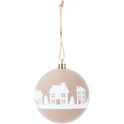 Gifi Boule de Noël village Ø8cm^ Décoration Sapin