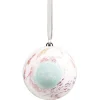 Gifi Boule de Noël XL design floral Ø12cm^ Décoration Sapin