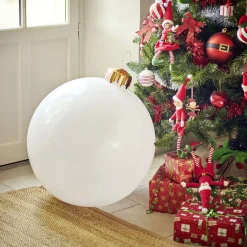 Gifi Boule de Noël XL gonflable Ø65cm pompe incluse - 3 coloris