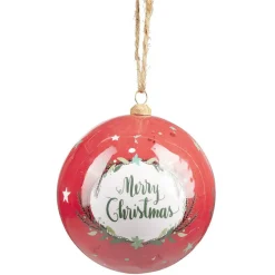 Gifi Boule de Noël XL papier design Tradition Ø12cm^ Décoration Sapin