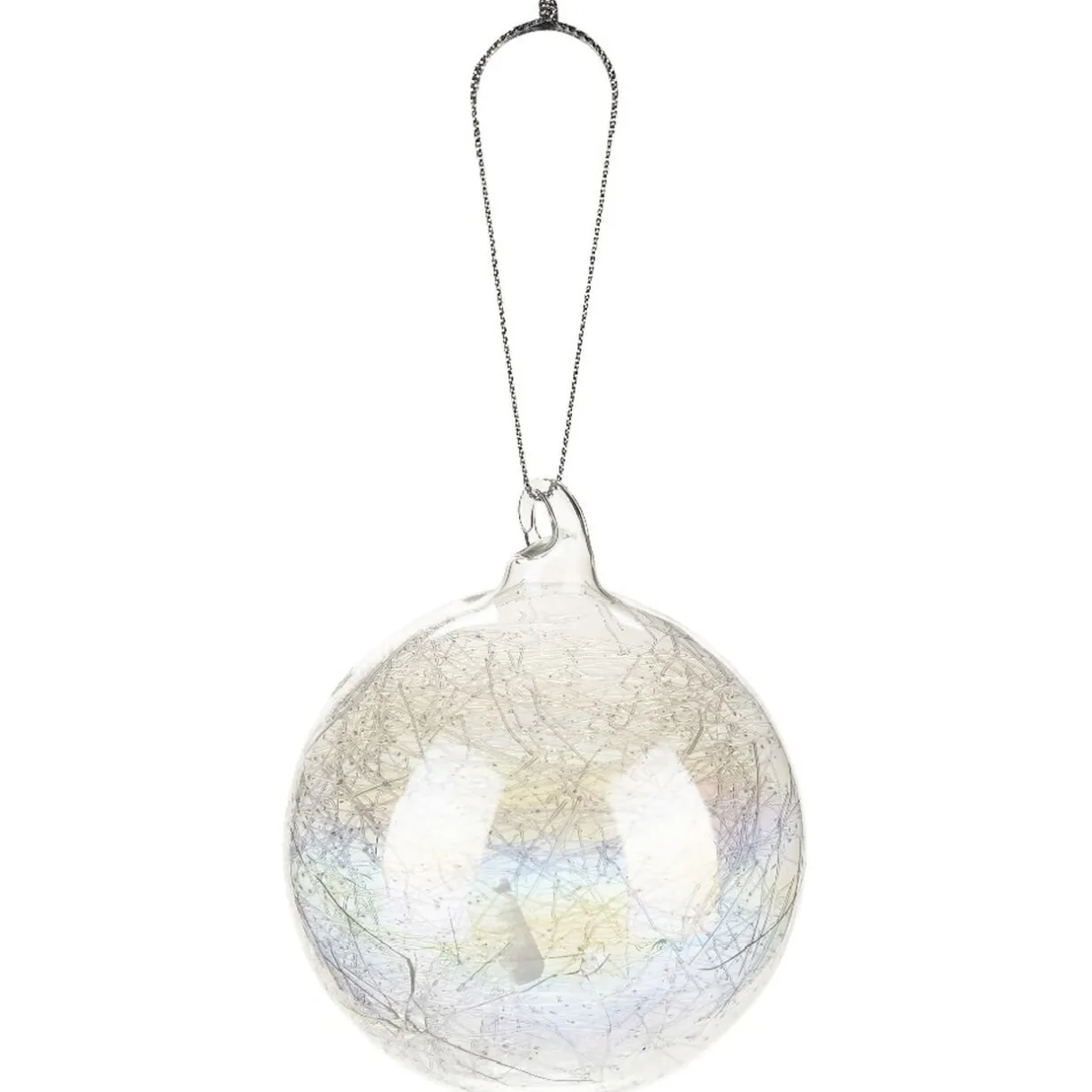 Best Gifi Boule en verre intérieur filament à reflet irisé