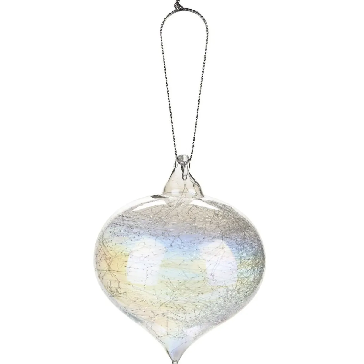 Best Gifi Boule en verre intérieur filament à reflet irisé