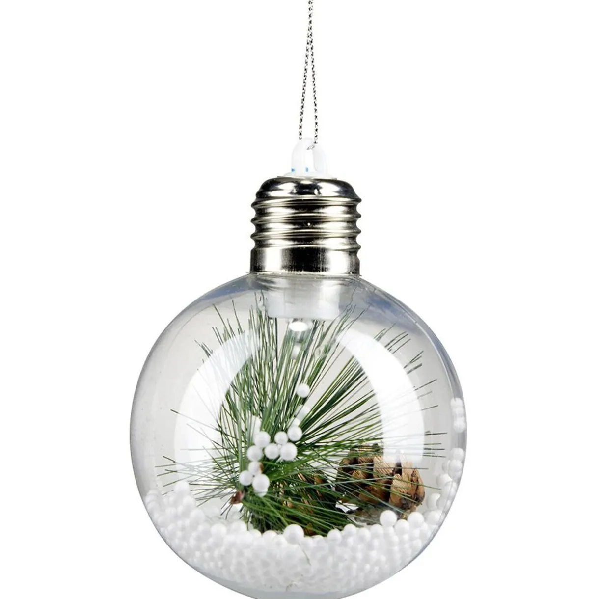 Gifi Boule lumineuse de Noël Ø8cm^ Décoration Sapin