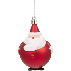 Clearance Gifi Boule Père Noël rouge à suspendre