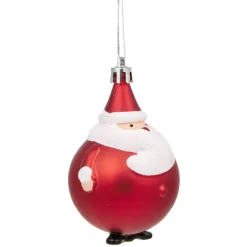 Clearance Gifi Boule Père Noël rouge à suspendre