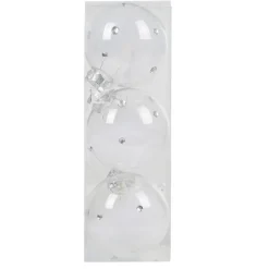 Gifi Boule transparente plume X 3^ Décoration Sapin