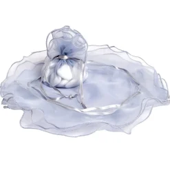 Clearance Gifi Bourse rond à dragées argenté x6