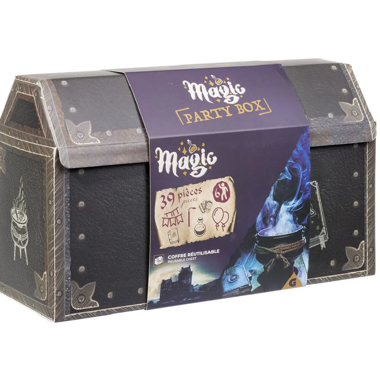 Hot Gifi Box coffre décoration Sorcier party box 39 pièces