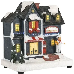 Gifi Brasserie lumineuse résine^ Décoration Extérieure De Noël