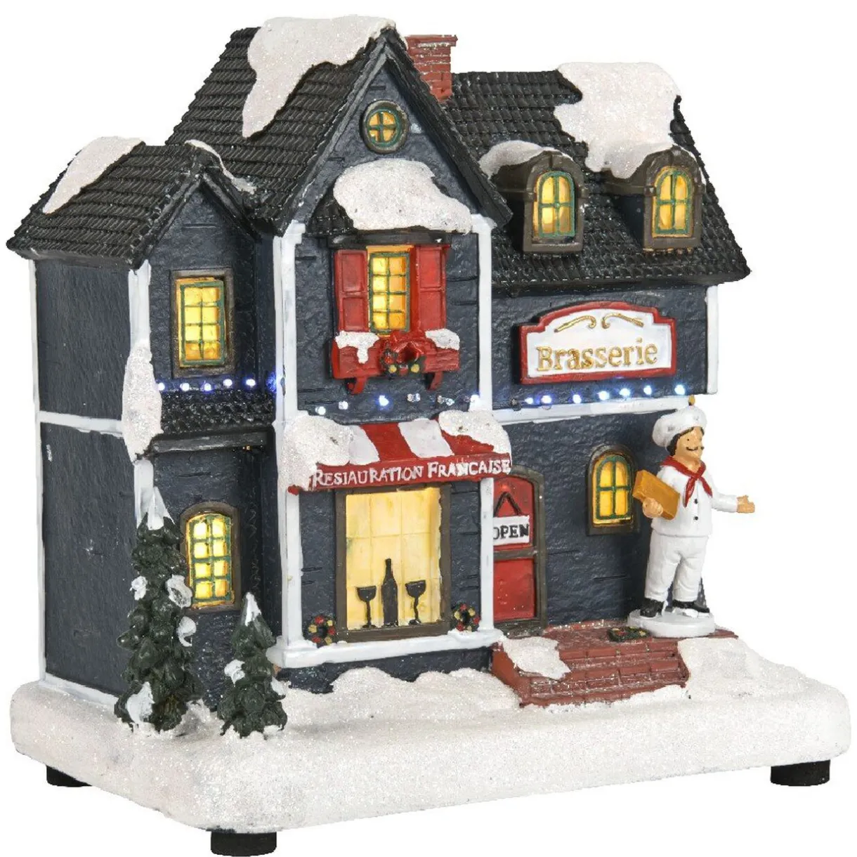 Gifi Brasserie lumineuse résine^ Décoration Extérieure De Noël