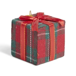 Best Gifi Cadeau de Noël tartan à suspendre