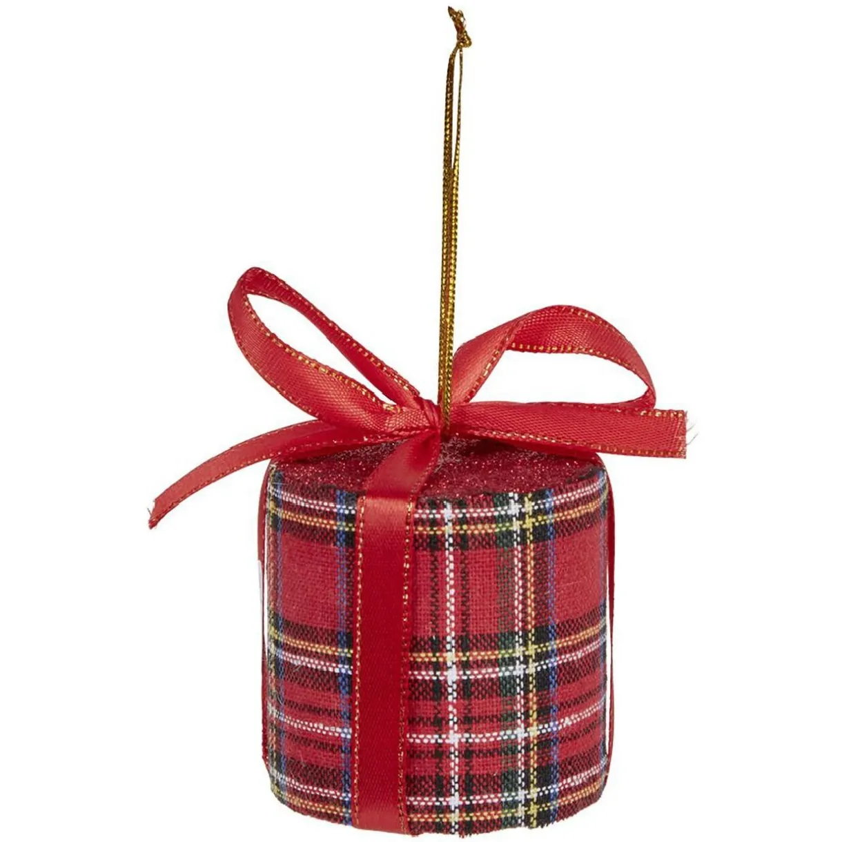 Best Gifi Cadeau de Noël tartan à suspendre